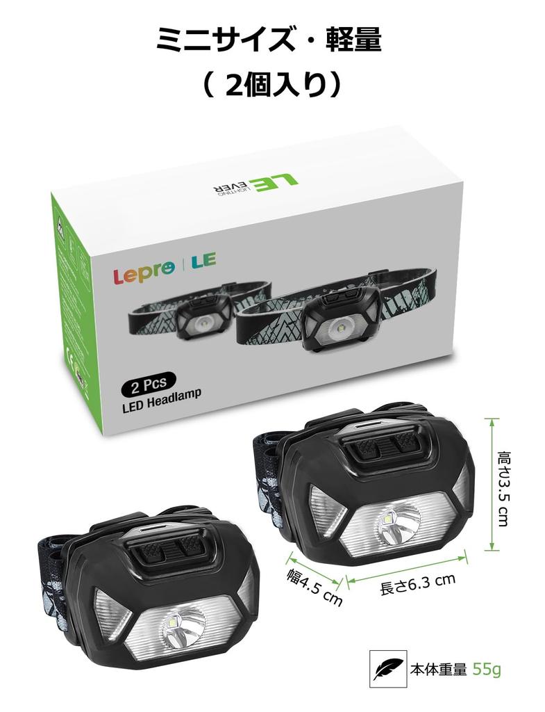 LED LED Set of Compatible with AAA Batteries Red Ideal for Night Battery Compact and Lightweight Headlamp for Outdoor and Power Outages