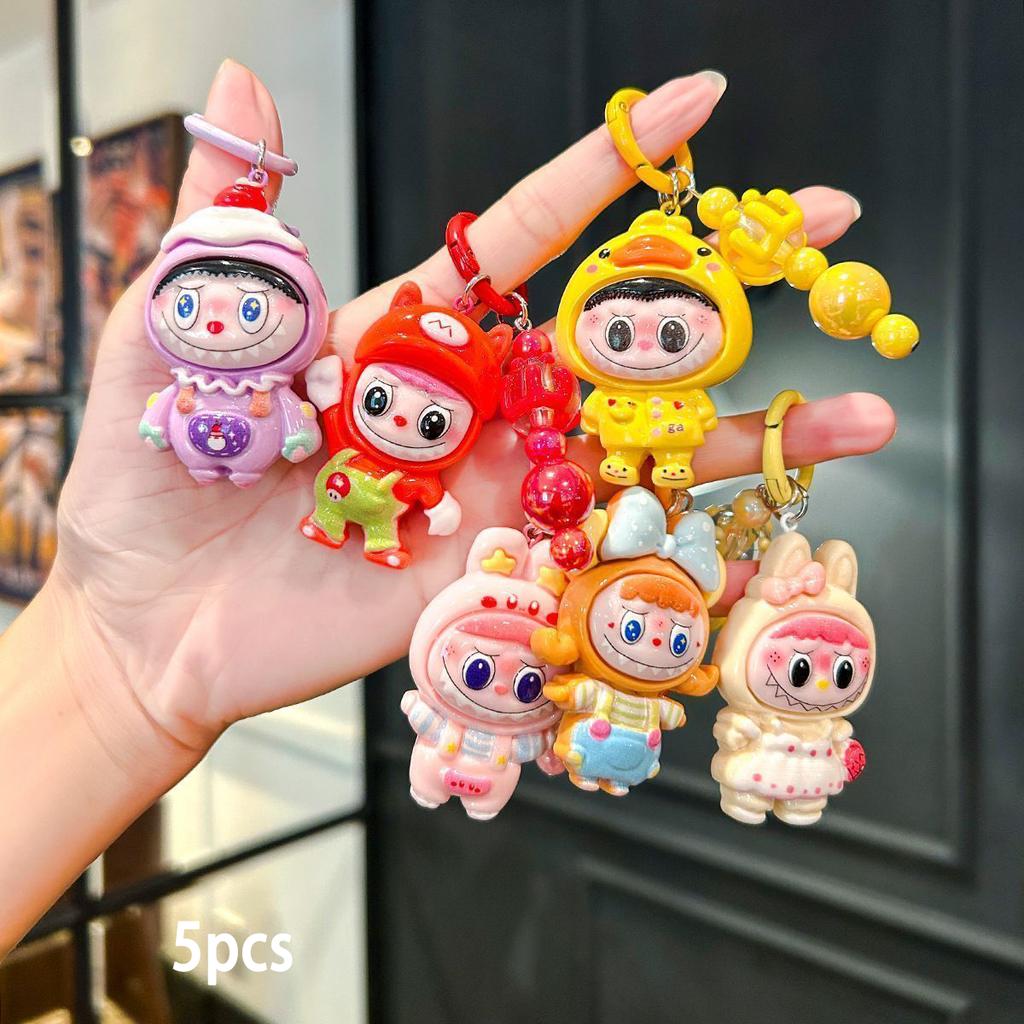 Girl Heart Cartoon Soft Cute Couple Best Friend Keychain Pendant Cute Japanese Korean Style