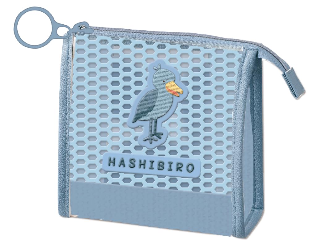 Мини-квадратная косметичка «Птица-кит» с изображением редкого животного