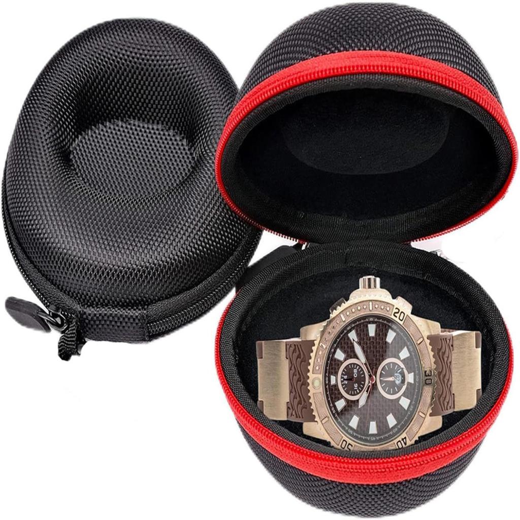 Portable Watch Travel Case EVA  Storage Box Waterproof Watch Holder Zippered Smartwatch Single  Organizer