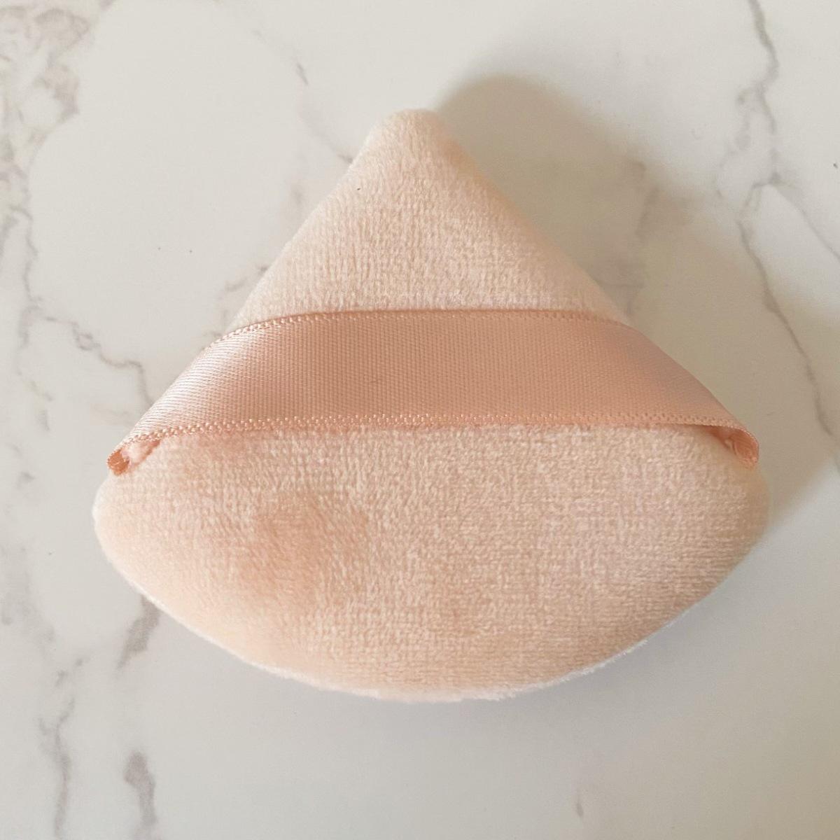 Triangle Velvet Loose Powder Puff for Makeup Setting