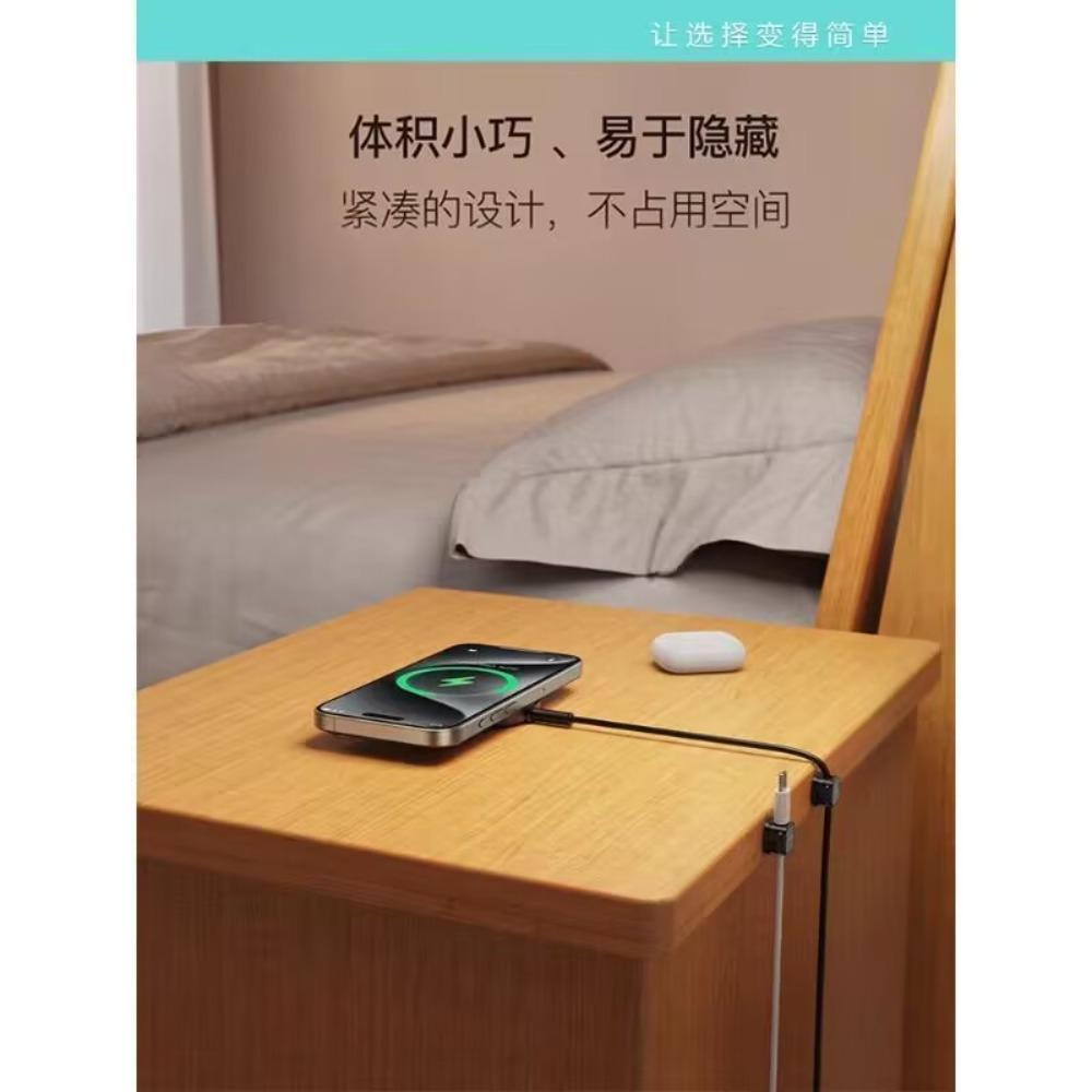 6pcs/bag Magnetic Cable Clip Cable Holder Adhesive Wire Keeper Cord Cable Organizer for Home CUnder Desk Management