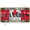 Retro Car 2D Metal Sign, Aluminum Wall Decor 15x30cm