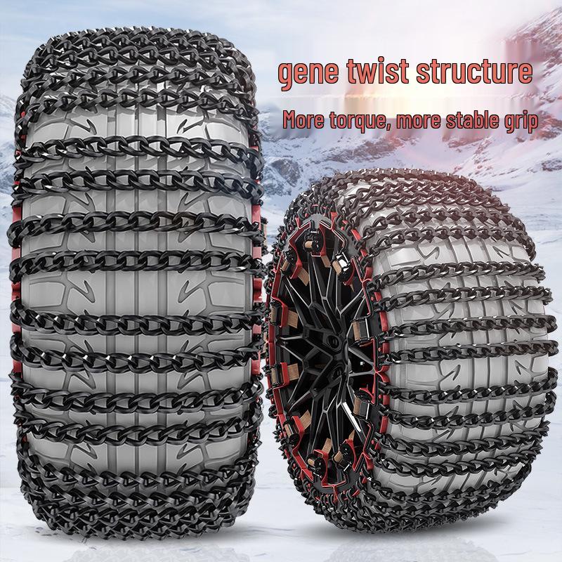 Premium Universal SUV & Sedan Tire Anti-Skid Chains for Off-Road Safety