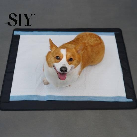 Durable Puppy Pad Holder Pee Training Pads with Magnetic Suction Waterproof Dog Potty Tray Toilet Tool Pet Diaper Organizer