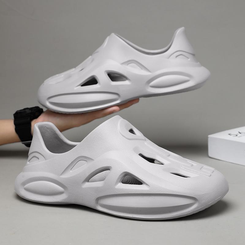 Letní pánské sandály Lehké EVA pantofle Módní pár Zahradní boty Dřeváky Venkovní ležérní Plážové boty Boty do vody Tenisky