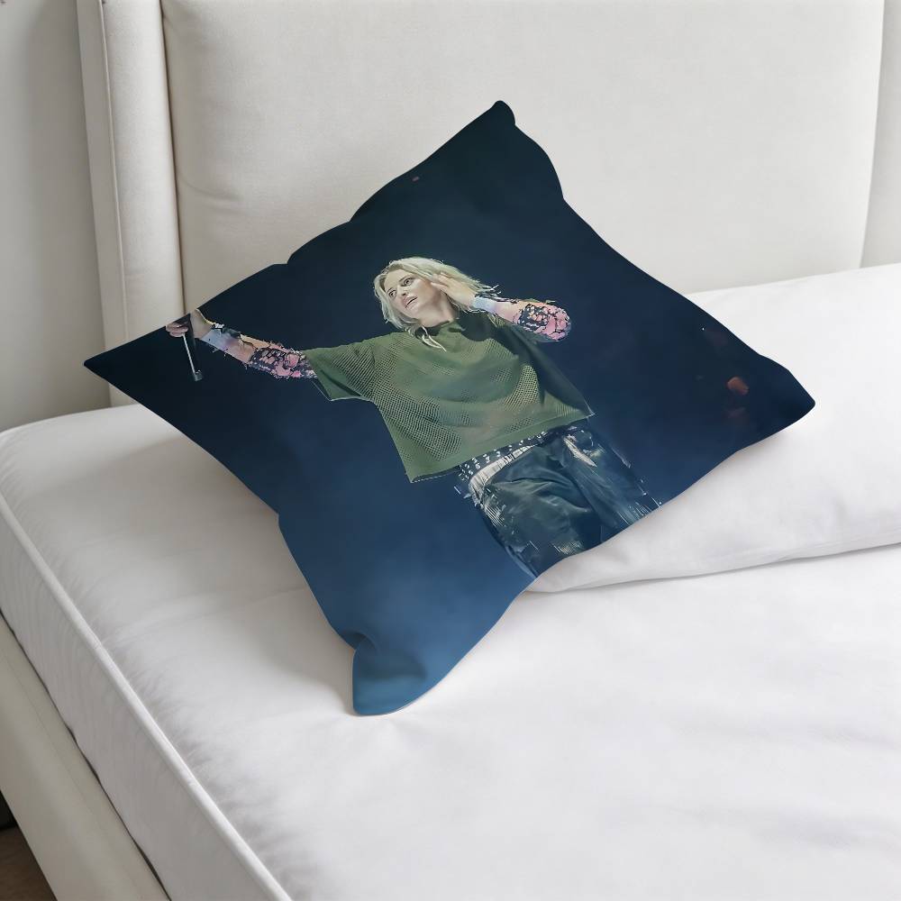 Singer EEmily AArmstrong Fashion Square Pillow Case Durable Throw Pillow Cover for Sofa Couch Chair