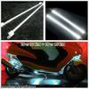 4Pcs Car White Undercar Underbody Neon Lights CCFL Cold Cathode Tube 6" + 12