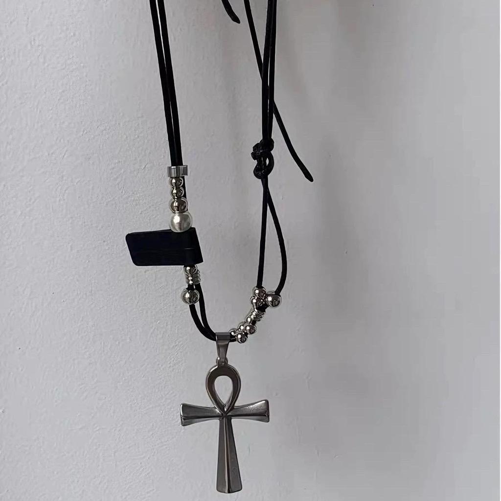 Dark Sweet Cool Cross Pendant Necklace