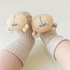 New Summer Thin Cute Cartoon Baby 3D Doll Socks Cotton Rubber Anti-slip Floor Socks for Newborn Infant Toddler Socks