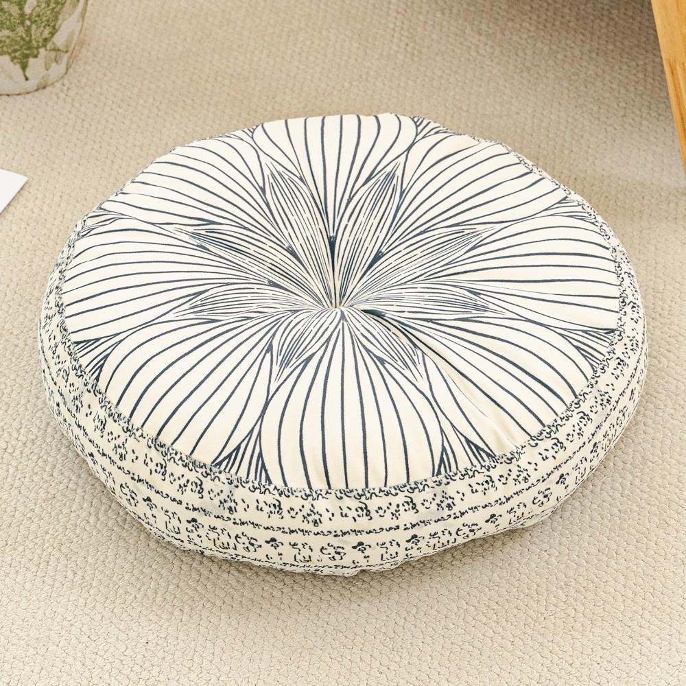 Thickened Round Tatami Cushion 45x45x8cm Futon Seat Cushion  For Living Room Sofa Tatami