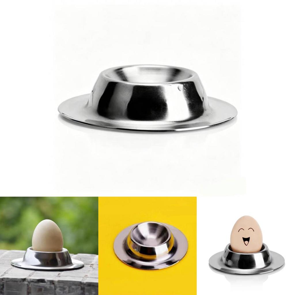 Stainless Steel Egg Holder And Sauce Dish For Kitchen Use