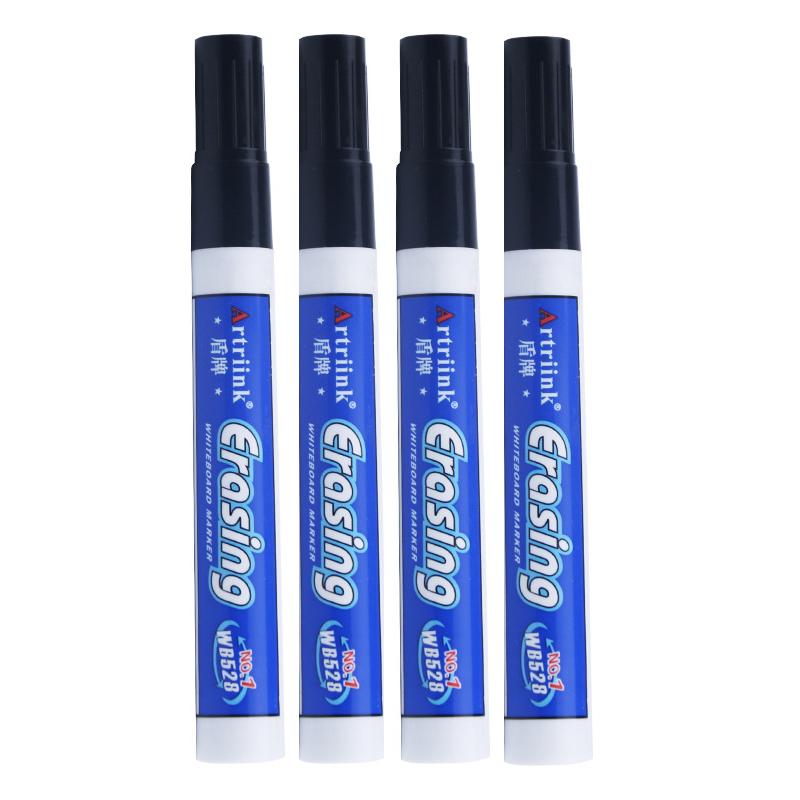 4pcs Whiteboard Marker Set,Erasable, Refillable,Safety,Non-Toxic,High Capacity,Office,Conferencing,Educational Items