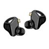 LINSOUL KZ ZVX 1DD In-Ear Earphones with 10mm Dynamic Drivers, Re-cableable, 3.5mm Plug and 0.75mm 2-Pin Connector, Deep Bass, Ergonomic Design,