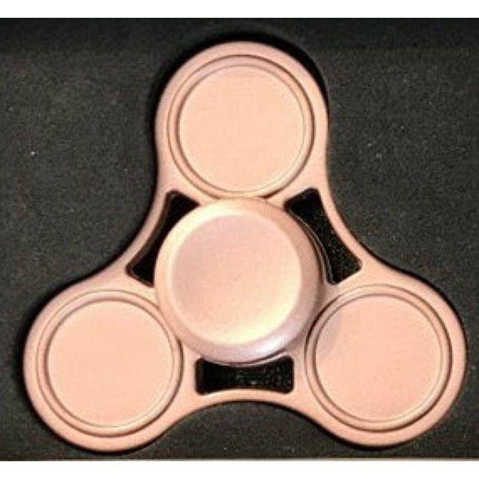 Hand Spinner rose en métal avec son coffret