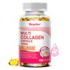 Bcuelov Multi Collagen Supplement, 1000mg, 5 Types I II III IV X, Food Source Collagen, 120 Capsule
