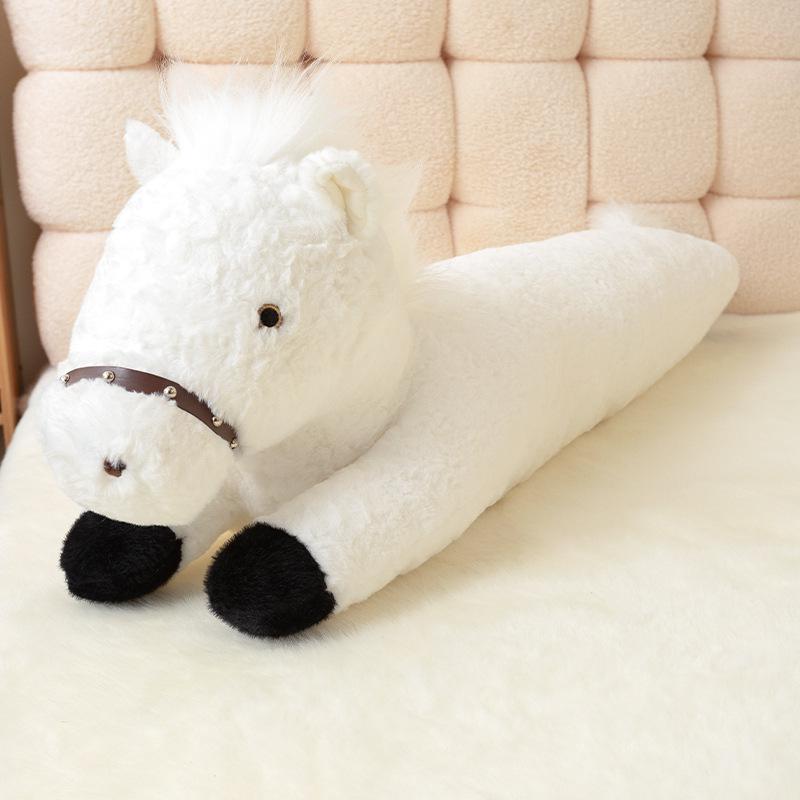 Year of the Horse Plush Cushion Doll - Sleeping Horse Hug Toy for Girls
