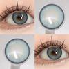 AMARA 2pcs Colored Pupils for Eyes Blue Pupils Green High Quality Colored Contact Lenses Brown Natural Lens Gray Eye Lenses