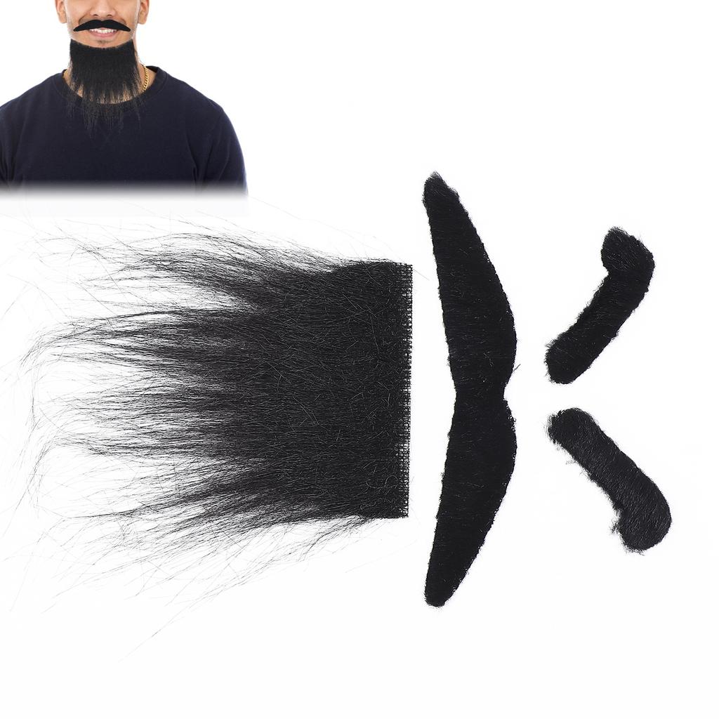 Halloween Beard Mustache Eyebrow Costume Party Decoration Beard Facial Hair Mustache Prop