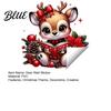 Creative Seasonal Wall Murals Christmas Deer Sticker PVC Elk Decal for Glass Windows Holiday Winter Theme Stickers Home Decor Waterproof Removable