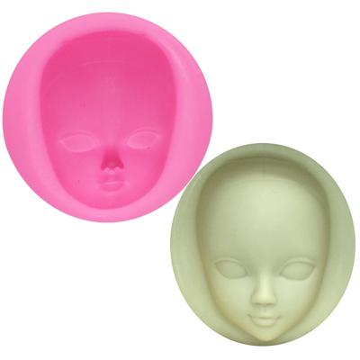 Baby Gesicht Kuchen Schokolade Fondant Silikonform Backen Seife DIY Dekorieren Werkzeug
