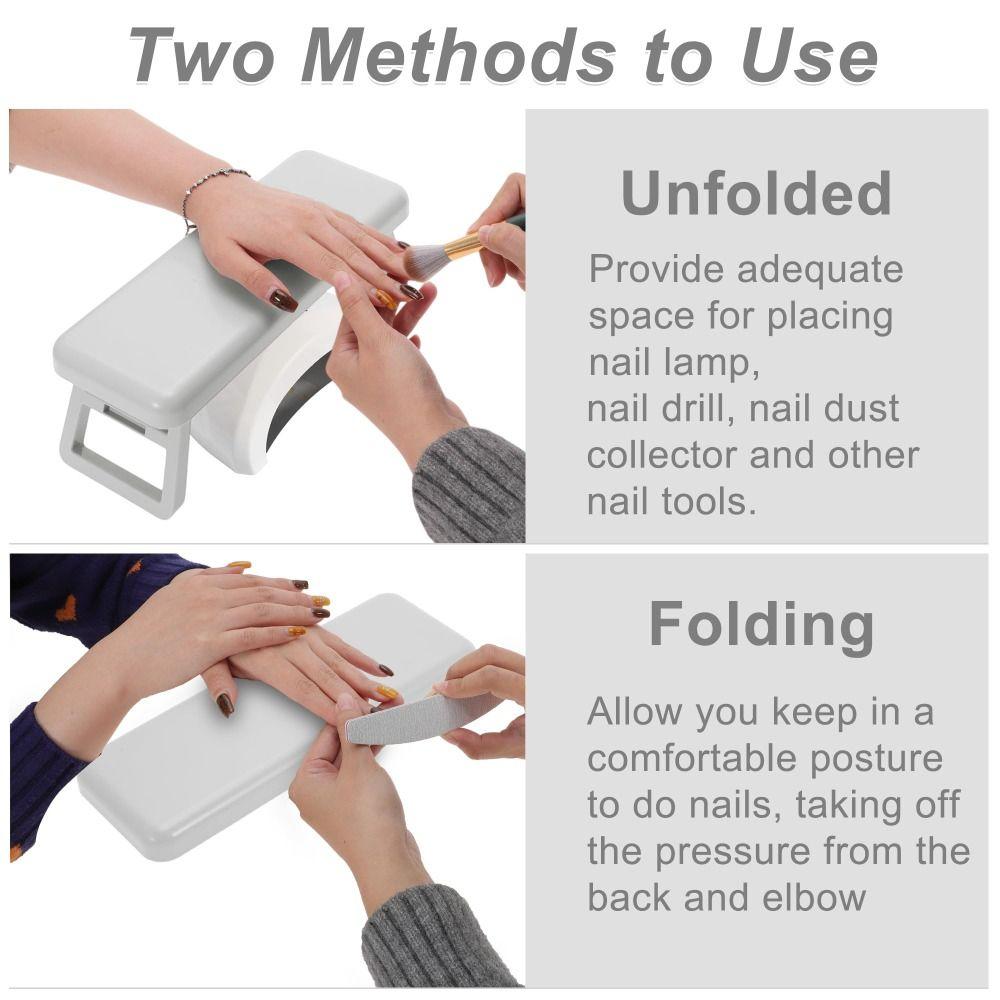 Faltbares Faltbares Handständerkissen Maniküre Nagel Armlehne Armlehne für Nageltechniker Maniküre
