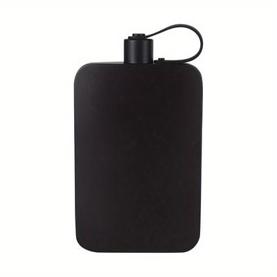 Fiaschetta portatile da tasca da 500 ml, da viaggio, in acciaio inossidabile, per whisky, bevande alcoliche, fiaschetta da 500 ml, in acciaio
