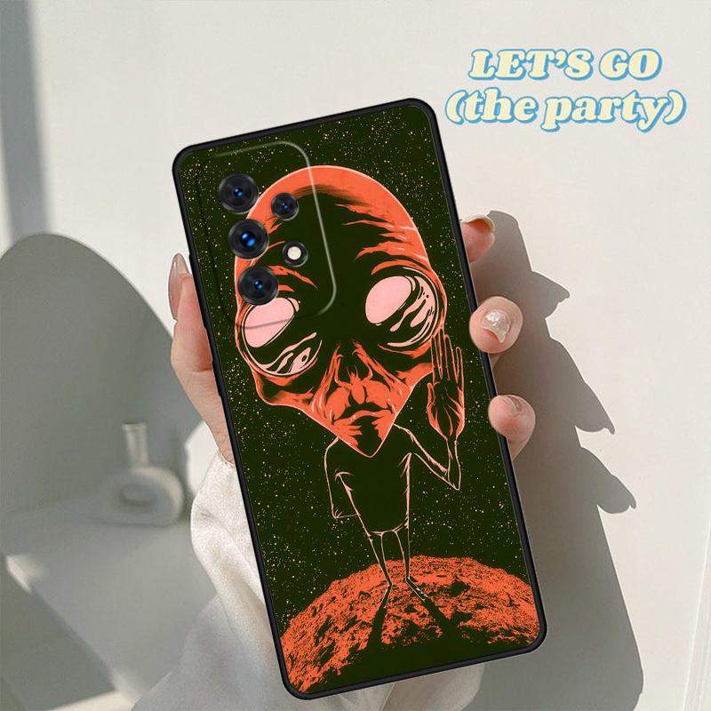Alien Martian Humans Arent Real phone case For Samsung Galaxy A42 A31 A40 A51 A71 A32 A80 A91 A52 A72 A73 A21S A50 A70 A11 A12