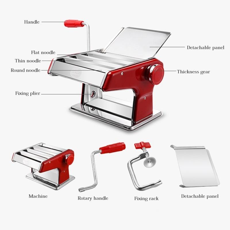 Cheap Stainless Steel Manual Linguine Pasta Maker Noodle Spaghetti