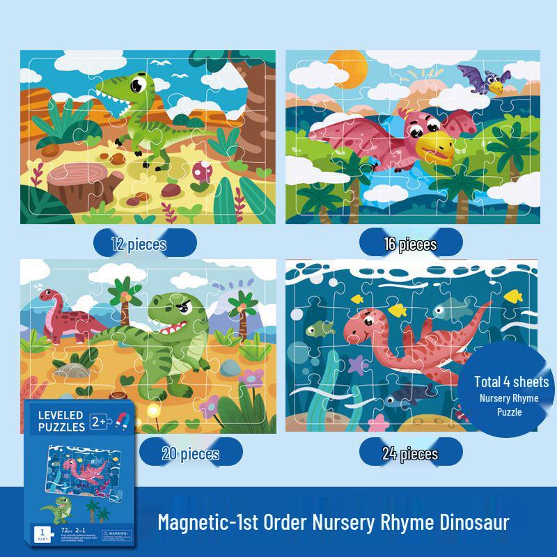 

Магнитная Тихая Книга: Продвинутый детский пазл и игрушка для раннего развития для детей 3-6 лет