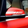 2PCS Car Rearview Mirror Decor Sticker Vinyl Auto Emblem Body Window Decal For Mercedes Benz AMG W124 W202 W203 W211 W212 W220