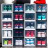 Plastic Shoe Box Transparent Storage Container For Shoes Socks Underwear Clothing Basketball Shoes Cabinet Organizer Home Desk
