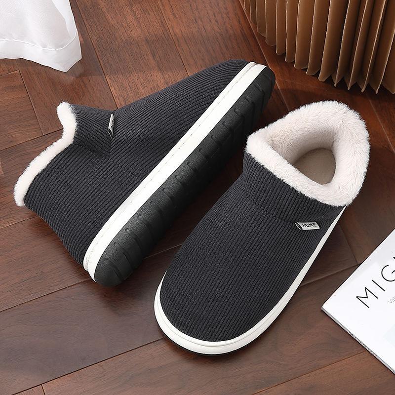 Chinese Cotton Slippers Winter Outer Wear Bag and Indoor Home Thick-soled Non-slip Velvet Warm Cotton Shoes