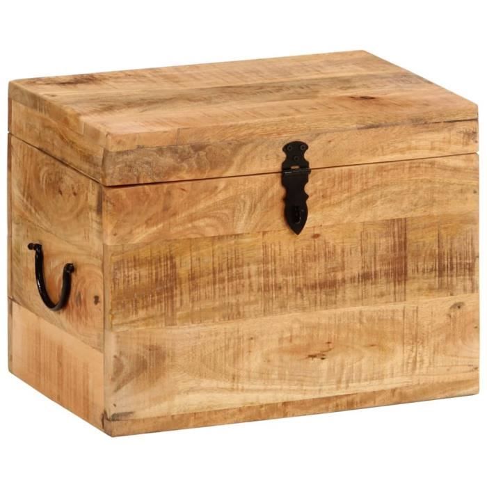 VidaXL Boîte de rangement 39x28x31 cm Bois massif d'acacia 338483