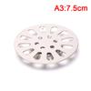 1Pc Stainless Steel Floor Drain Cover Overflow Round Anti-Clogging Shower Drain
