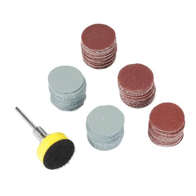 100pcs 25mm Mix Grit Sander Disc Sanding Polishing Paper Pads Abrasive Sandpaper Set