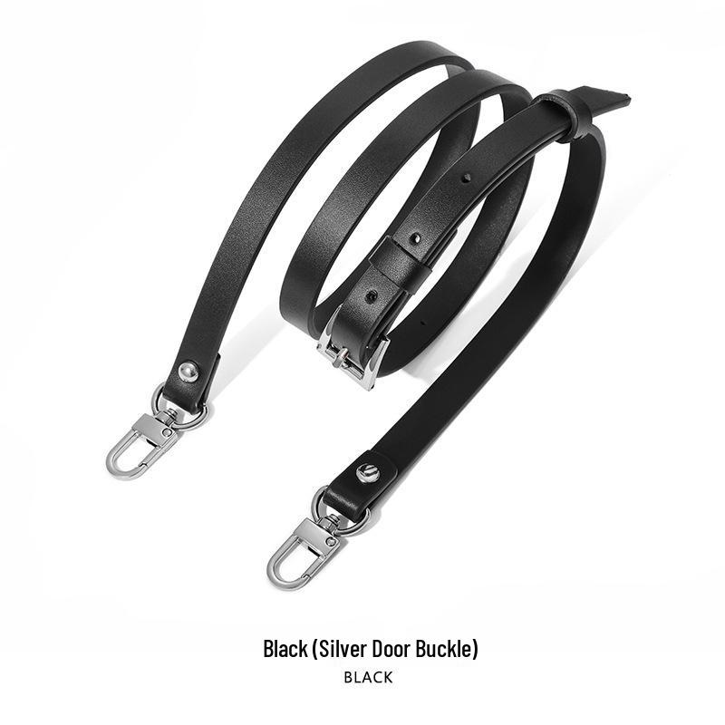 

A-61 Черный портфель-кроссбоди из коровьей кожи с регулируемым плечевым ремнем