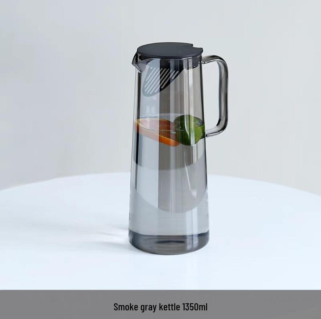 Heat-Resistant Glass Water Kettle with Handle for Cold Beverages