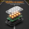 12V-24V Fog Lights LED Work Light Flood Light Off-Road Car External Lights White 8 SMD LED Indicator Light Tail Rear Lamps