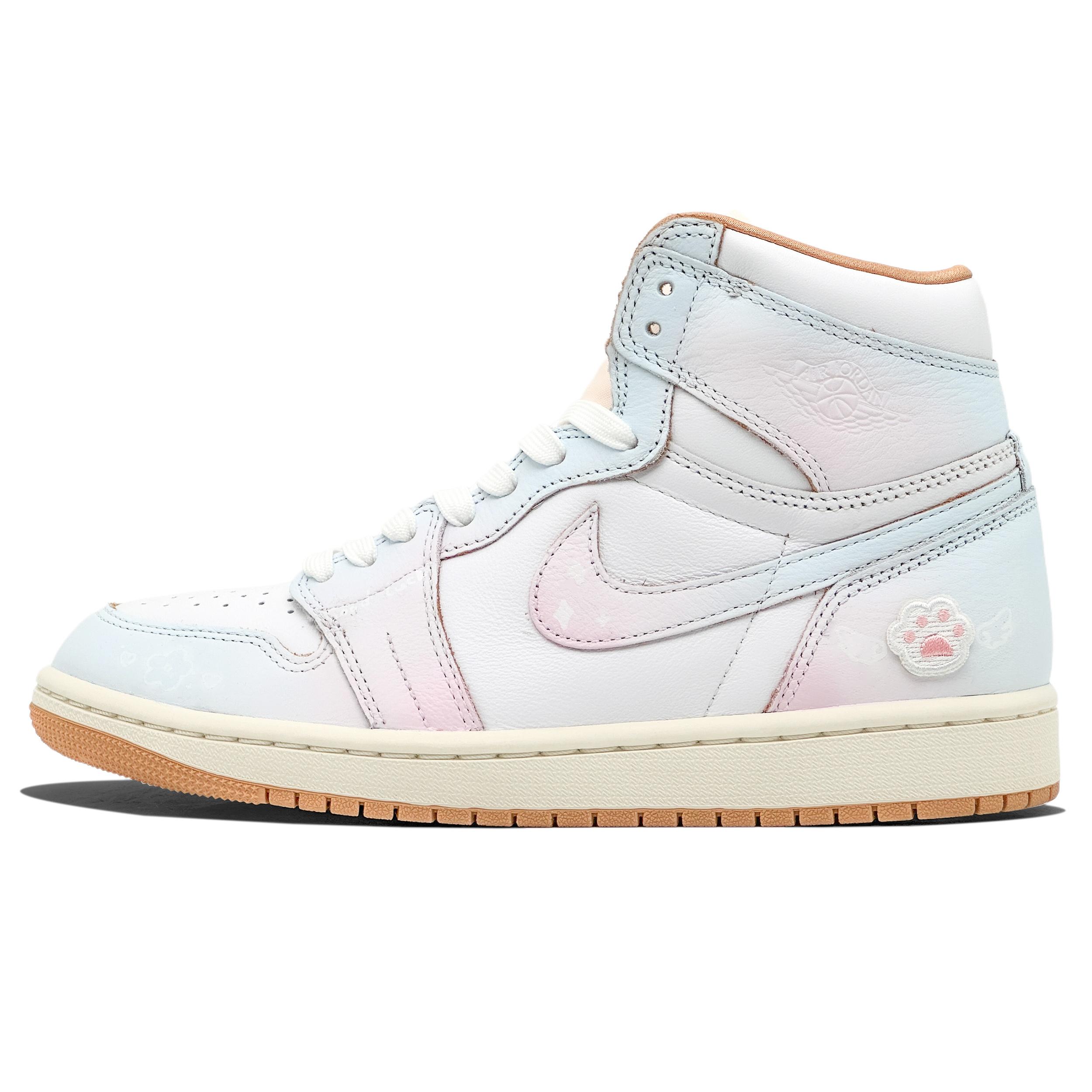 

Jordan Air Jordan 1 Vintage Basketball Shoes Women s High Top White FN6622-201(Team1321-) 36