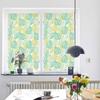Película de ventana de hojas verdes para privacidad, película no adhesiva estática, película de vinilo de vitral, pegatina decorativa para ventana que bloquea el sol