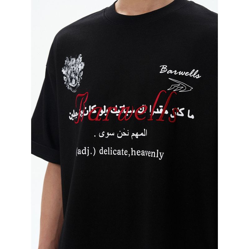 Kisko American Street Style Jersey Embroidered Printed Short-Sleeve T-Shirt for Men and Women, Cool and Loose Casual Tee, Trendy Couple Wear