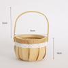 Woven Fruit Tray Girl Gift Wood Small Food Basket Flower Basket Flower Girl Basket Garden Decor