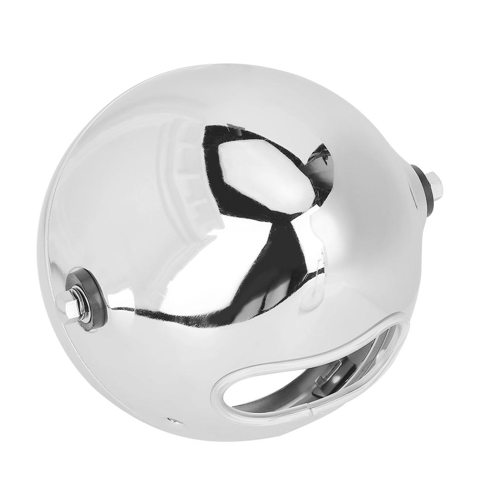 

5.75in Headlight Housing Aluminum Alloy LED Headlamp Shell Cover Motorcycle Modification Accessory