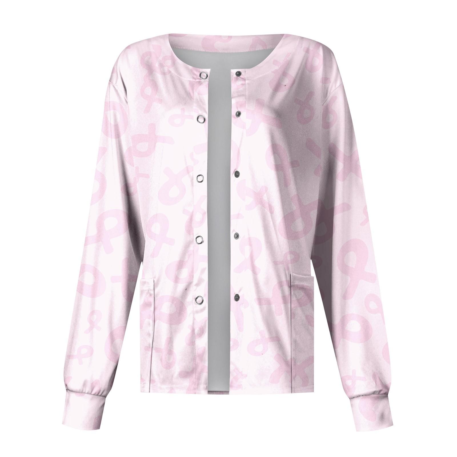 Женский однобортный защитный комбинезон с воротником-стойкой и длинным рукавом с карманом — фото 3