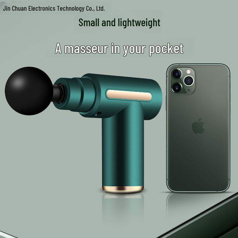 Pocket Fascia Gun: Adaptive Power Adjustment for Muscle Soreness Relief