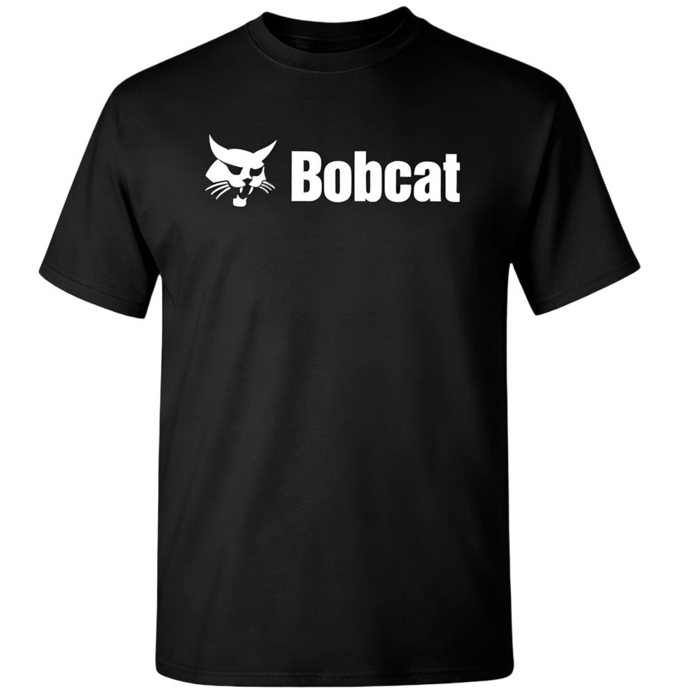 Bobcat Logo Black Graphic T-Shirt