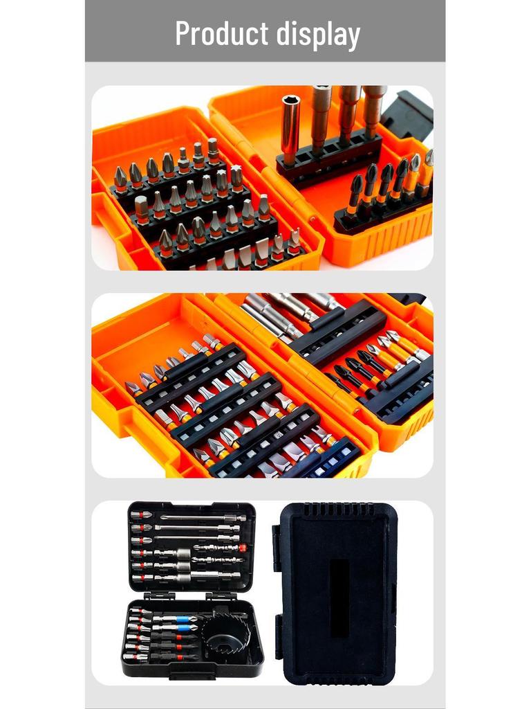 Electric Screwdriver Bit Set: Versatile, Durable, Multi-Style Resilient Bits