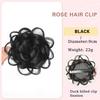 Synthetic Maruko Head Wig Clamping Rose Bud Head Lazy Curling Hair Artifact Princess Head Clip In Hair Extensions For Women