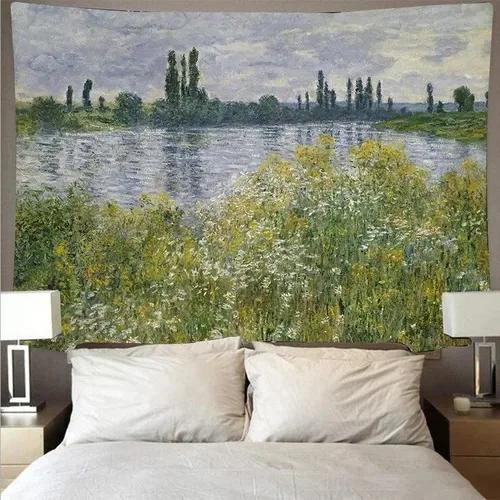 Oil Painting Style Background Tapestry Bedroom Living Room Tapestry Home Wall Decoration Tapestry